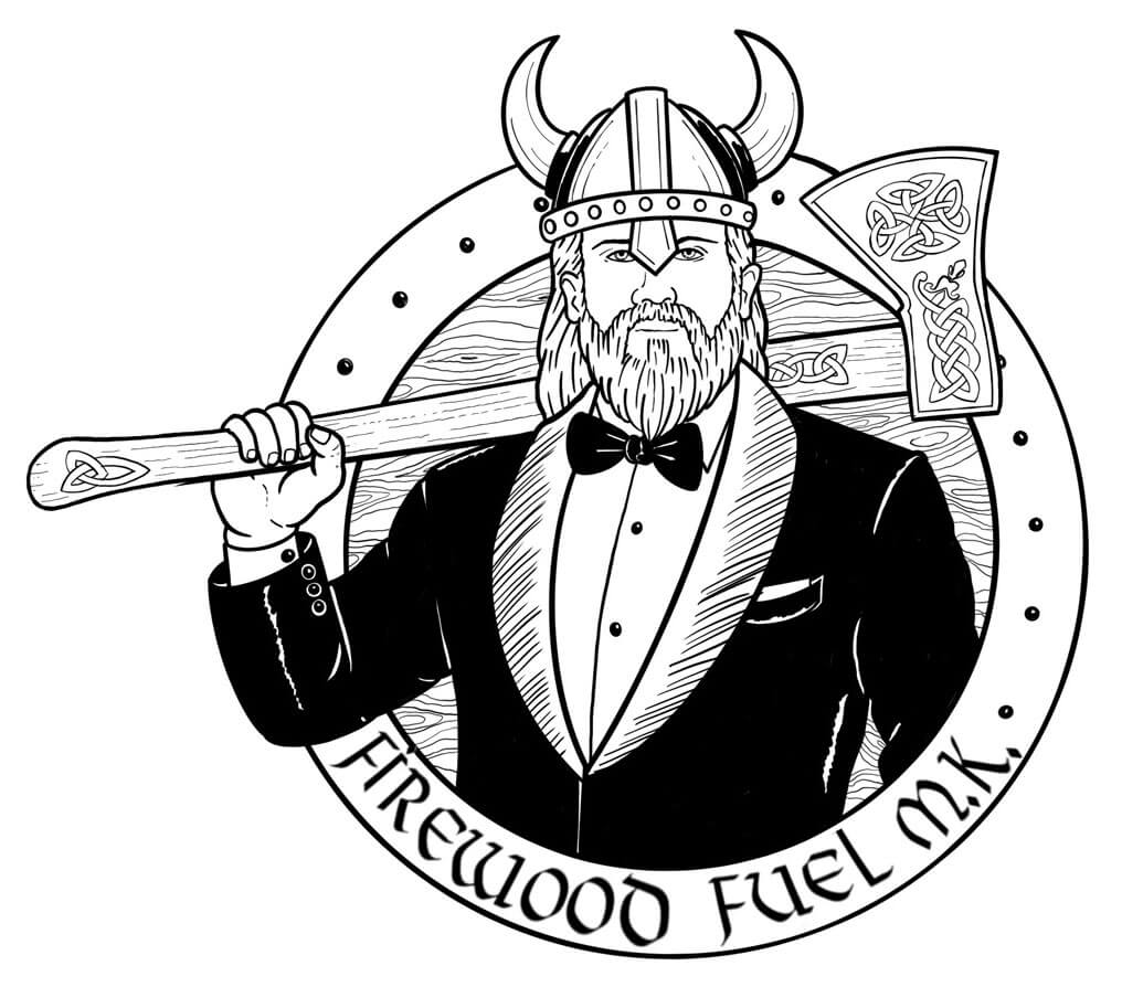 Firewood Fuel Logo
